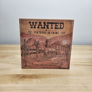 NIB Wanted Partners In Crime ~ Western Theme Date Night ~ Heist Game New Sealed